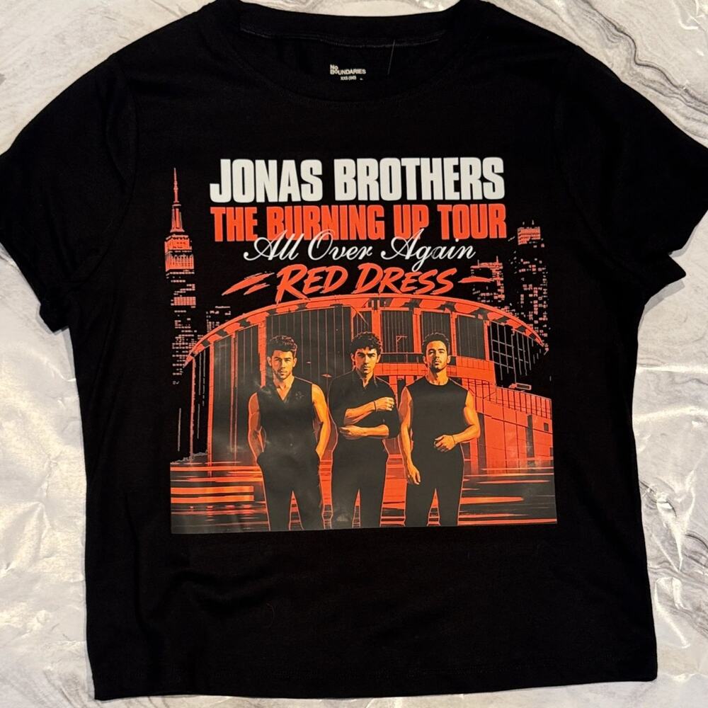 Jonas Brothers The Burning Up Tour Shirt #1